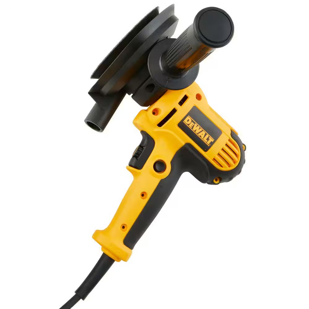 Dewalt 6 Amp Corded Variable Speed Disk Sander 5 in 8 Hole Hook Loop Pad
