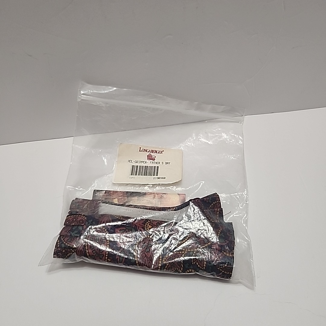 LONGABERGER HANDLE GRIPPER FATHERS DAY #2190360 NEW Open Bag