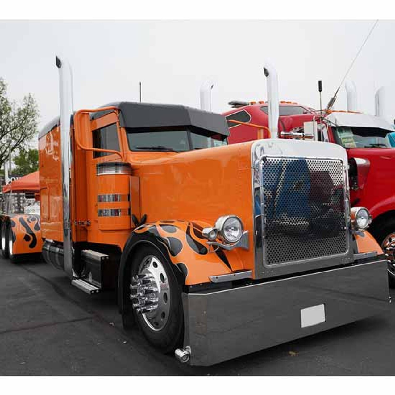 Paintable SS Mirror Brackets, For Peterbilt