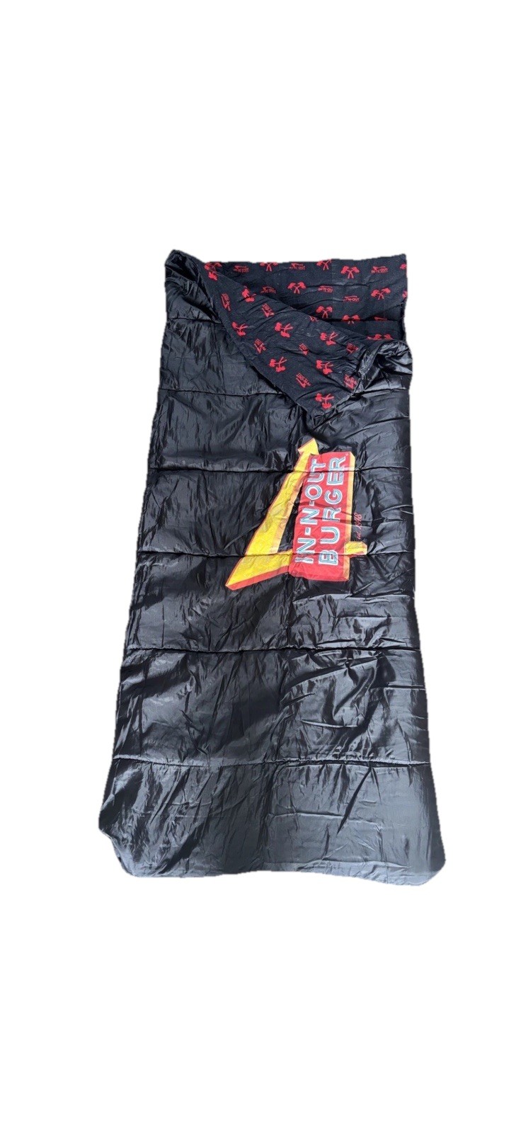 IN-N-OUT Insulated Sleeping Bag Promo Employee Issue w/ Fleece Carry Bag..(OSSD)