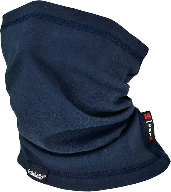 Fullsheild FR Neck Gaiter CAT2 Flame Retardant Full Face One Size, Navy Blue