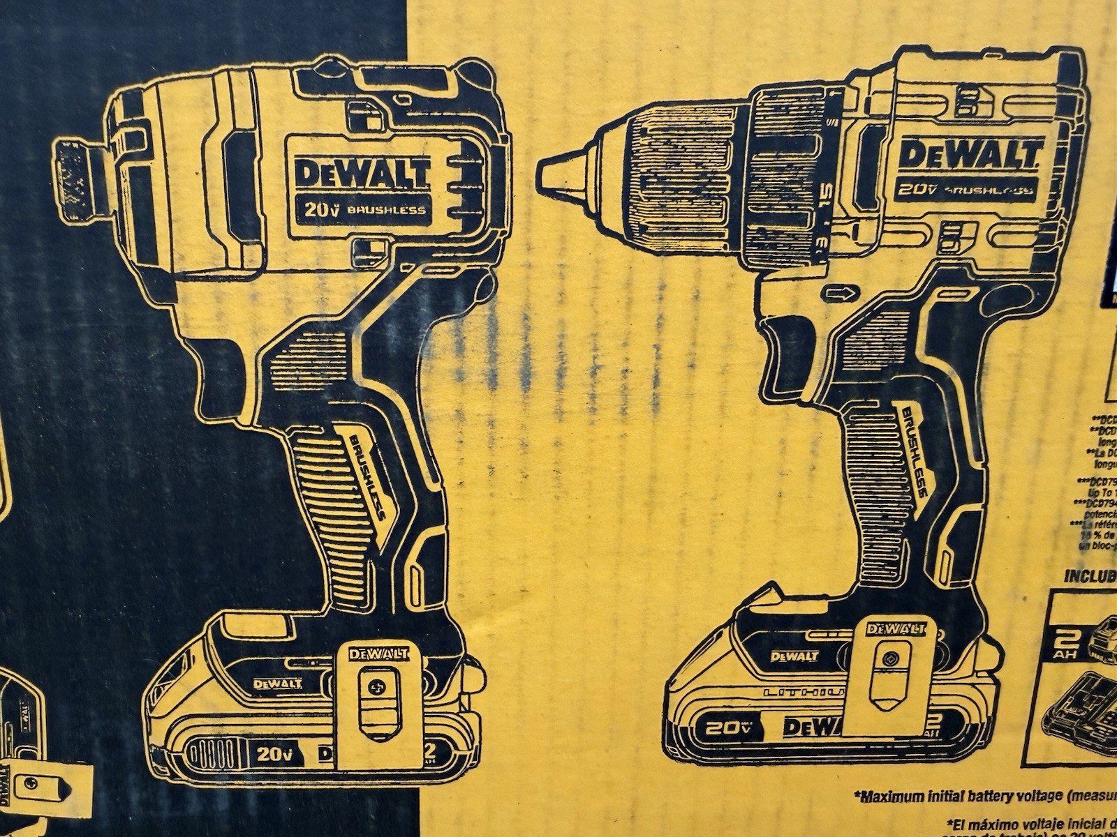 DeWalt DCK486D2 20V MAX ATOMIC Cordless Brushless 4 Tool Combo Kit
