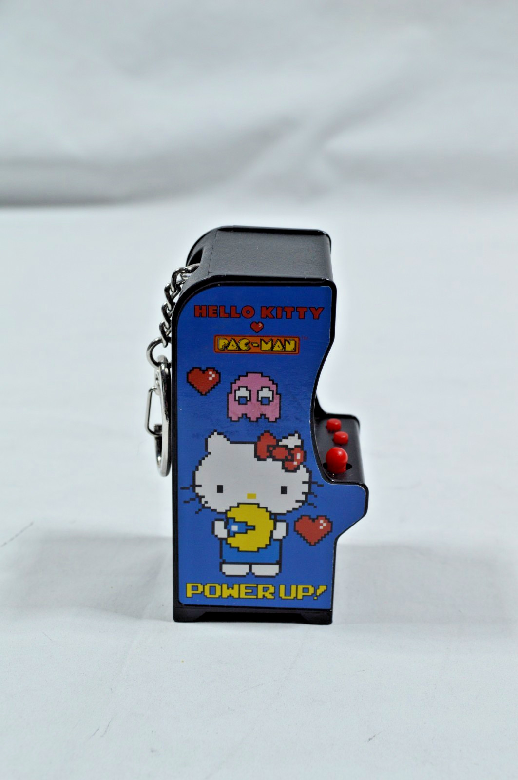 Super Impulse Tiny Arcade Hello Kitty x Pac Man Keychain *RARE - WORKS!*