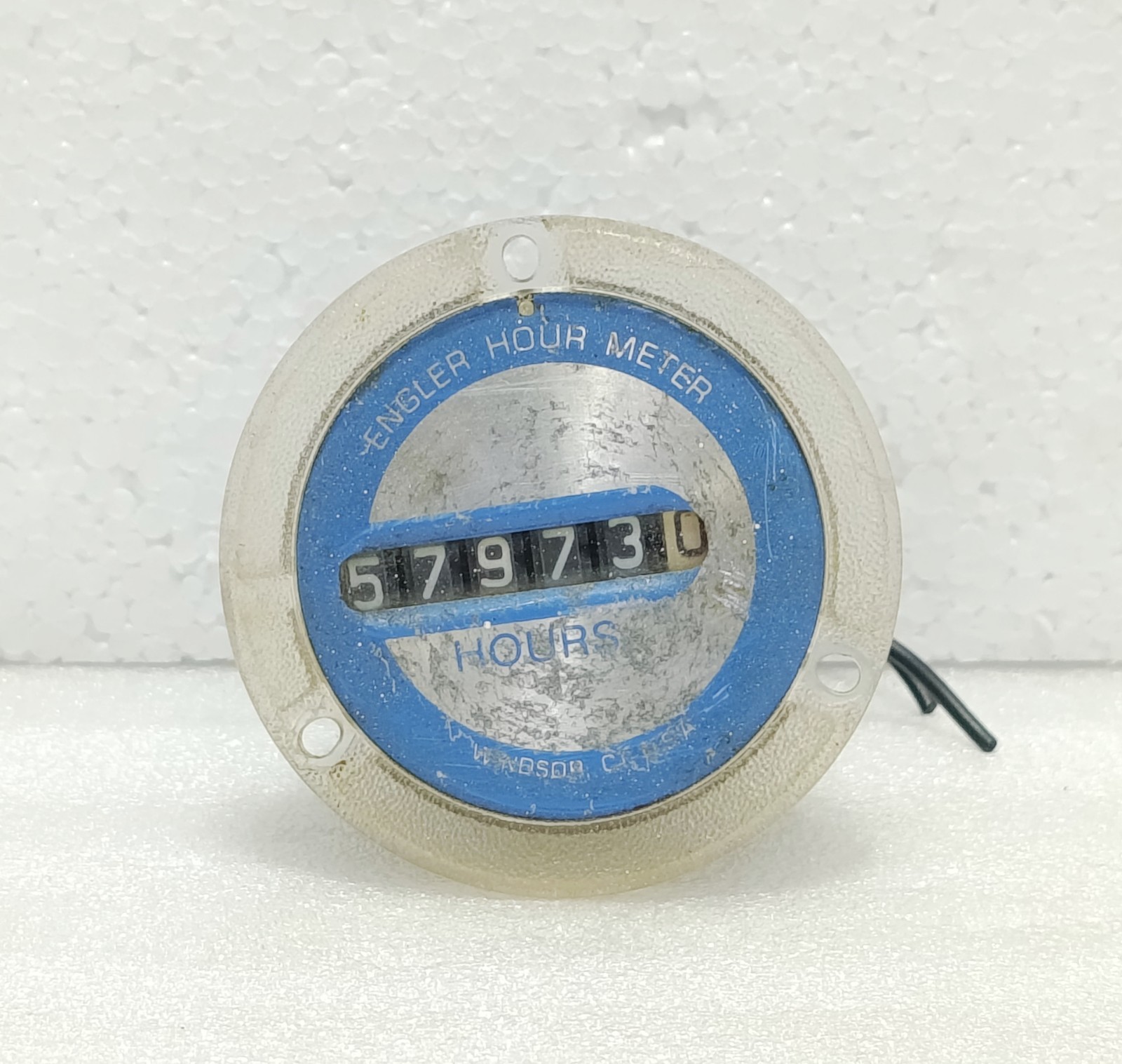 REDINGTON 710-0001 Engler Hour Meter 120 Volt 60Hz 3-Hole Panel Elapsed Time