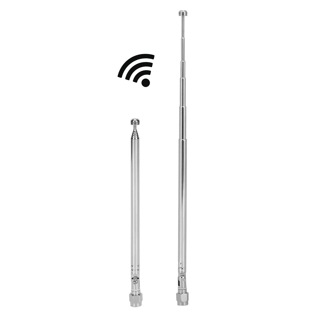 Telescopic Antenna SMA Male Connector For Lime SDR Radio Communication 40MHz-6G