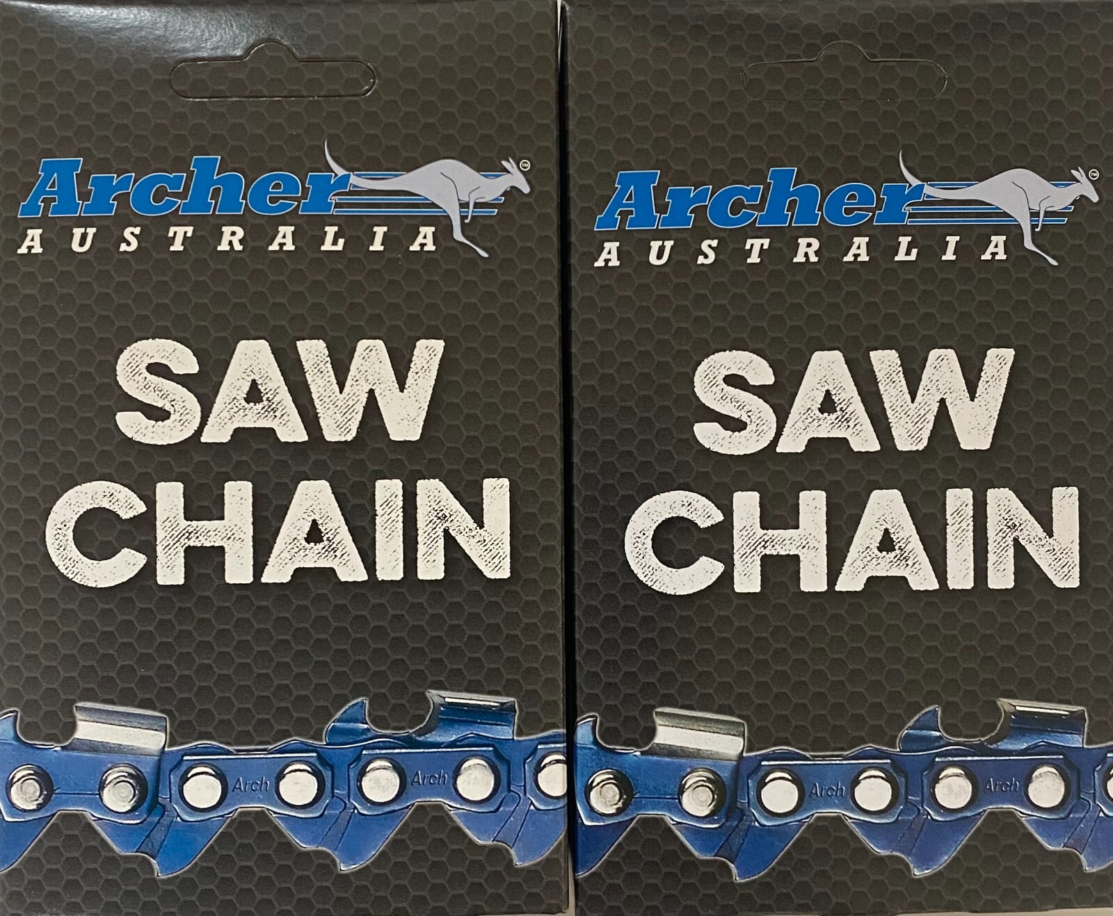 2 Pack 18" Archer Chainsaw Chain .325 pitch FULL CHISEL .050 Gauge 72 DL drive