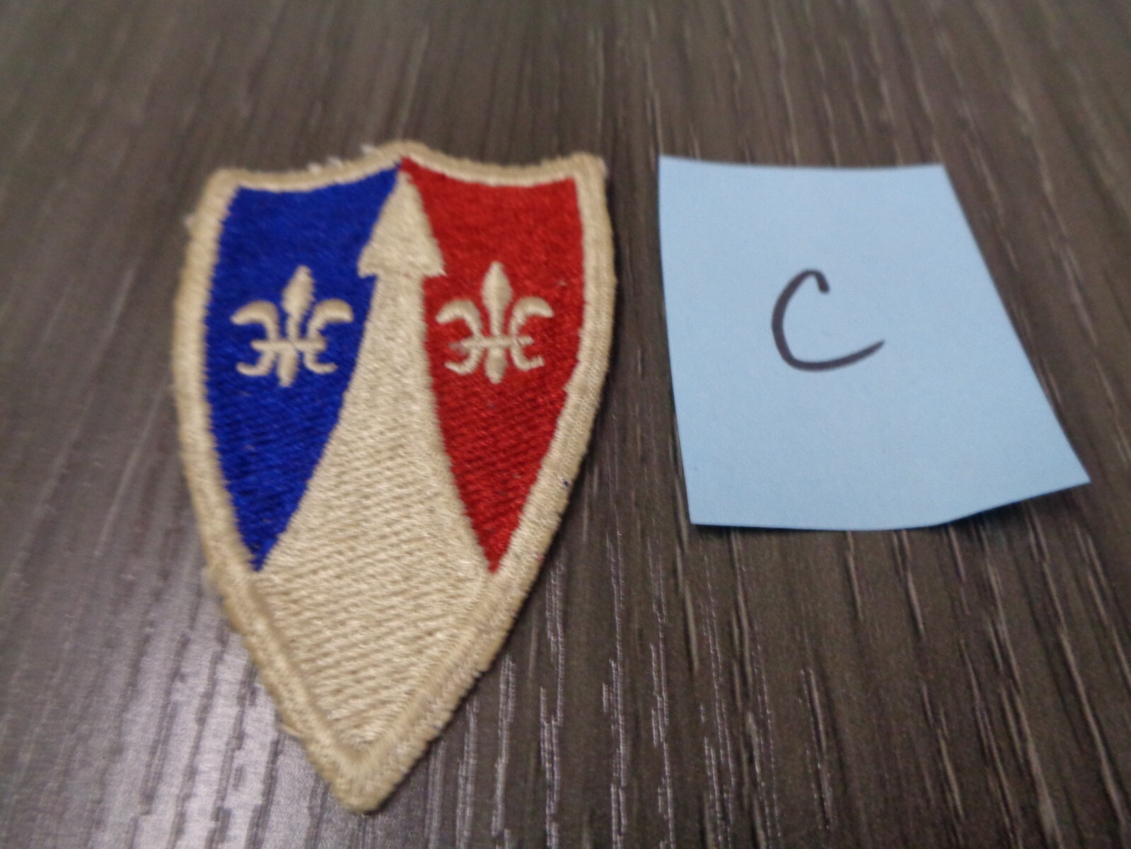 MILITARY PATCH US ARMY EUROPEAN THEATER SUPPORT COMMAND TASCOM COLORED OLDER C