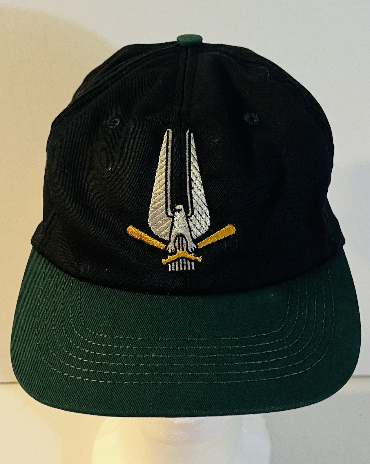 Vintage 90's South Bend Silver Hawks MILB Snapback Hat Cap Midwest Embroidery US