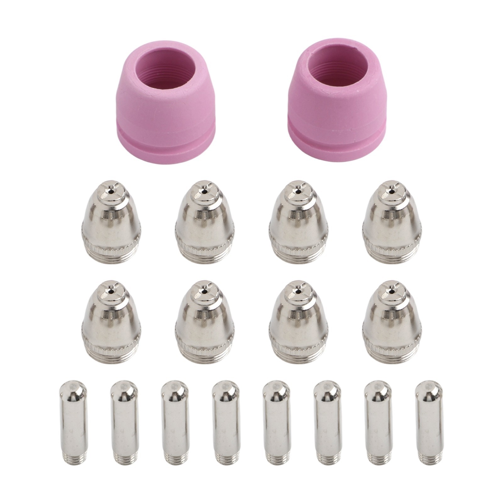 Plasma Cutter 18PCS Electrode Nozzle Kit for AG60 Torch Compatible CUT Series