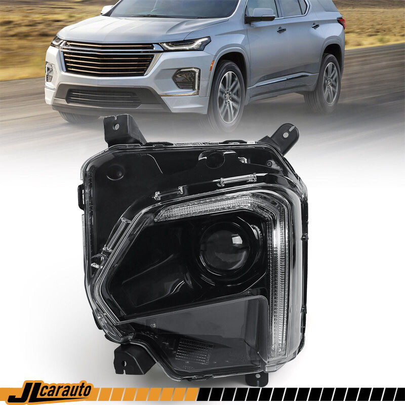 For Chevy Traverse 2022-2024 Headlight Lamp w/ LED DRL Projector Driver Left LH