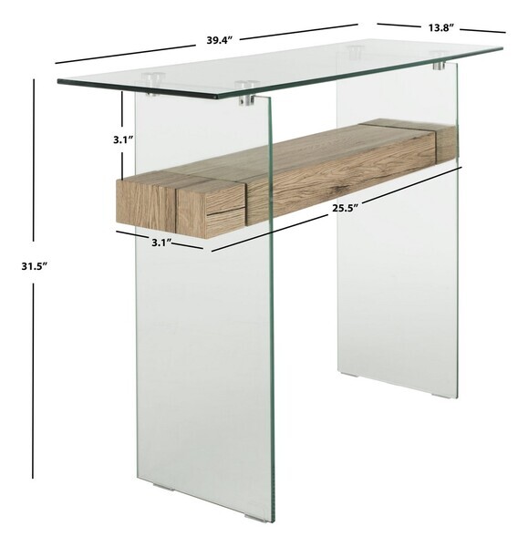 Safavieh  Modern Glass Console Table, Reduced Price 2172705363 CNS7001A