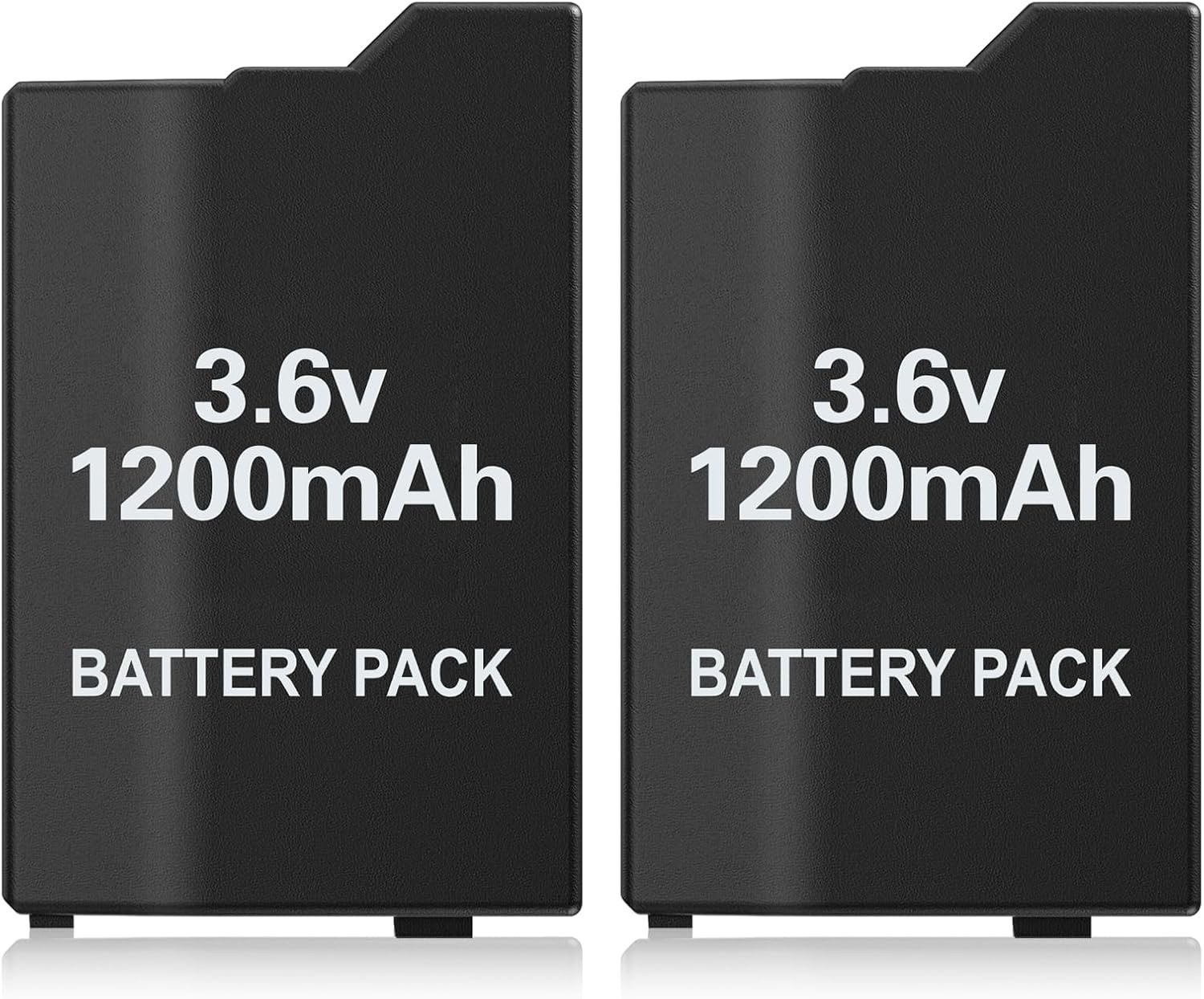 2Pcs Rechargeable Battery Pack Replacement for PSP 2000/3000/Lite/Slim Console,