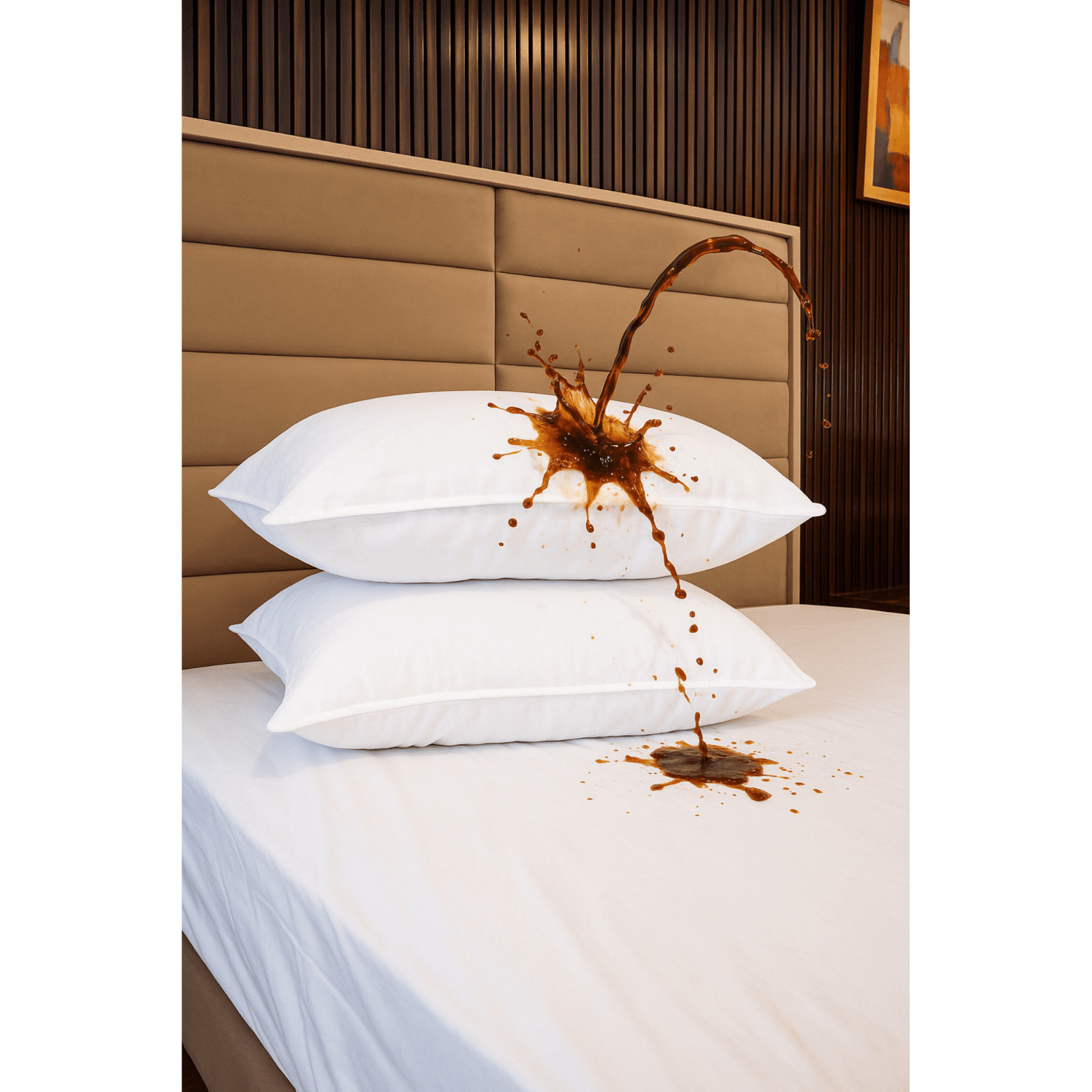 Waterproof Pillow Protectors 2 Pack | Soft Terry | Zippered | Quiet Cover