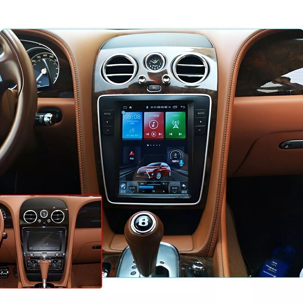 9.7''Car Radio Android Navi 128GB For Bentley Flying Spur Continental 2013-2019