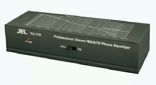 TEC TC-778 RIAA / 78 Phono Preamp; Switchable EQ & Separate Inputs for 78 or LP!