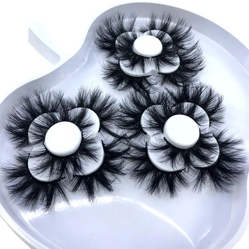 9 pairs of 8-25mm 3D mink eyelashes loose fake eyelashes customized box Wispy na