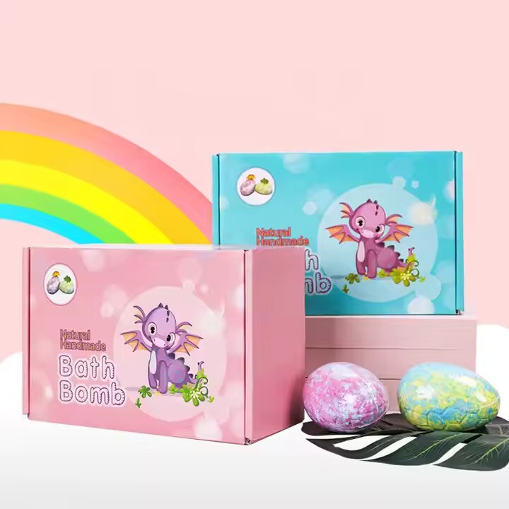Dinosaur Egg Bath Bombs with Surprise Toys – Handmade, Natural, and Fun for Kids