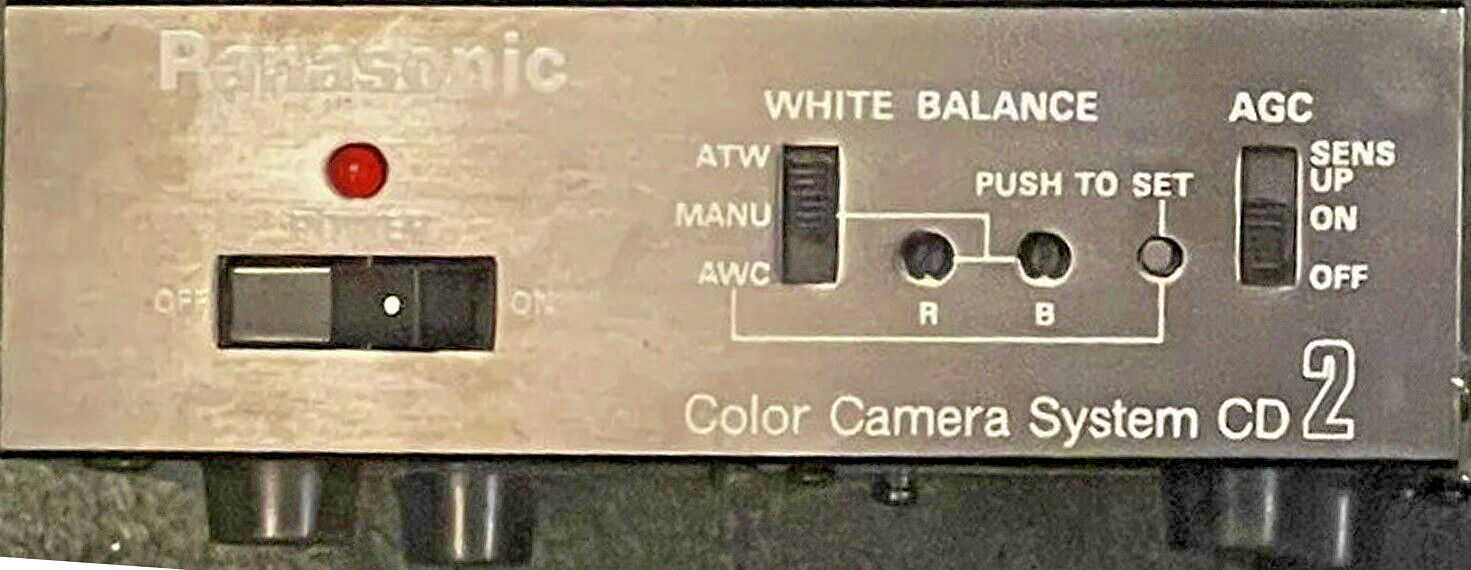 PANASONIC WV-CD2 CCTV Color Camera System CD 2 - 12VDC
