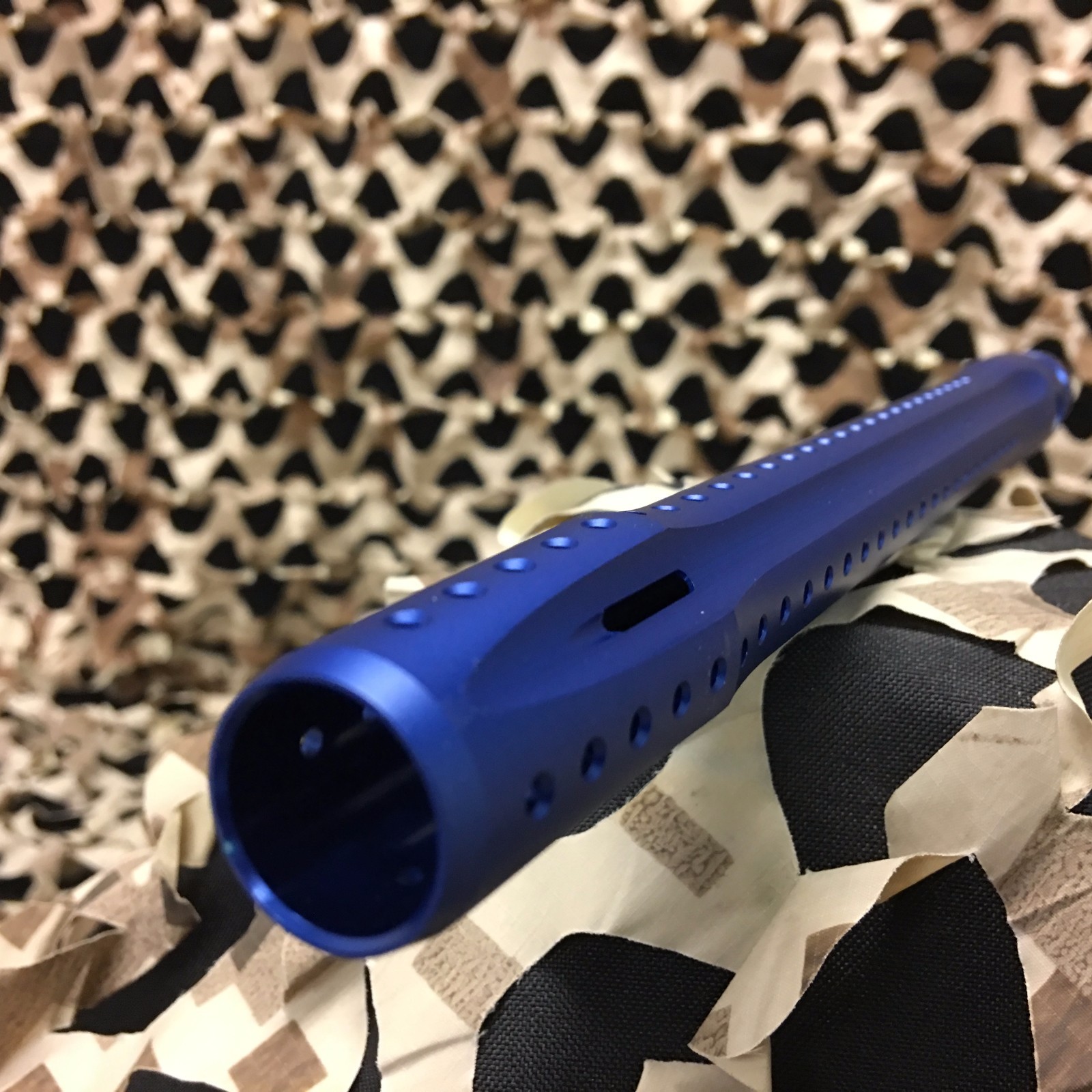 New GoG Paintball Smart Parts Freak Barrel Front - 16 Inch - Dust Blue