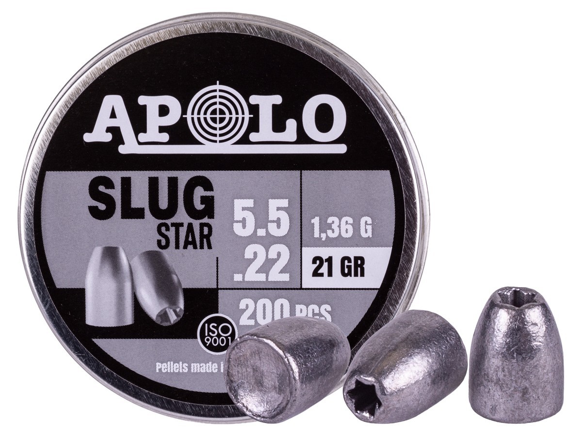 (NEW) Apolo Slug Star .22 Cal, 21gr, 200ct