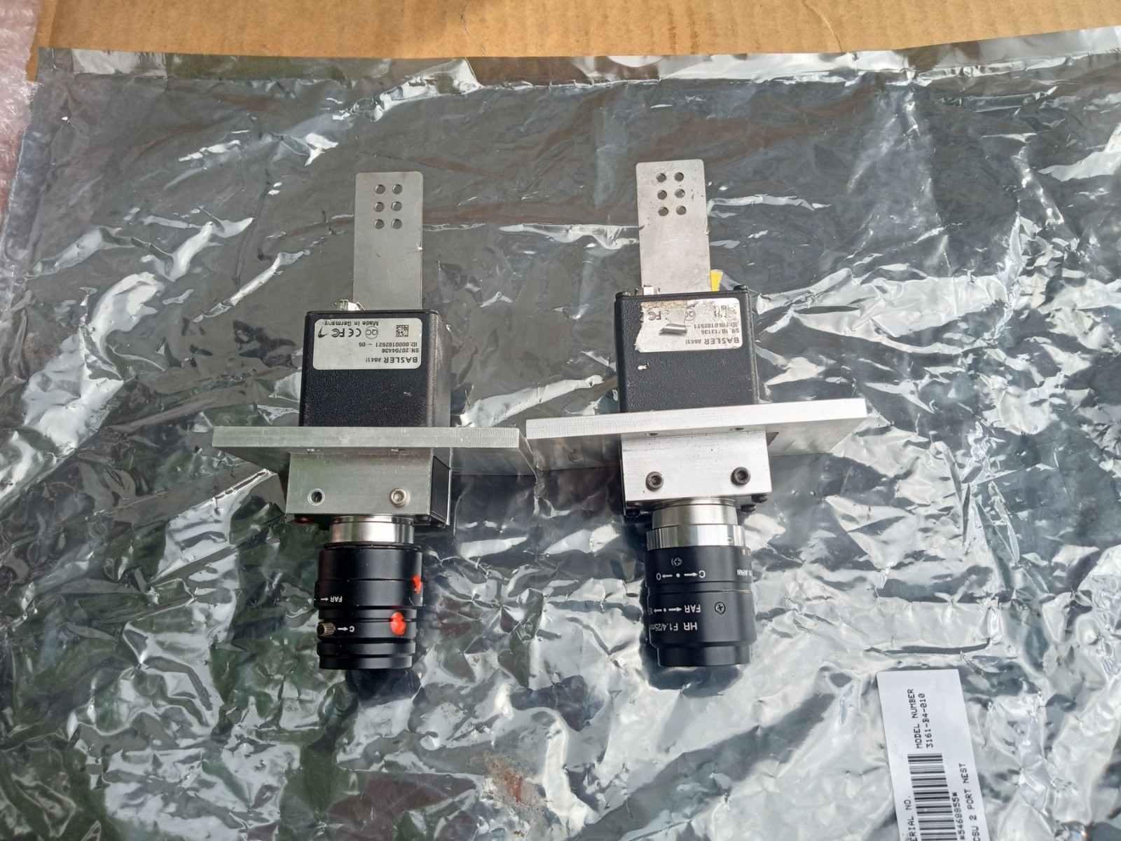 Lot 2 Basler Industrial Cameras A641f Network IP Cameras