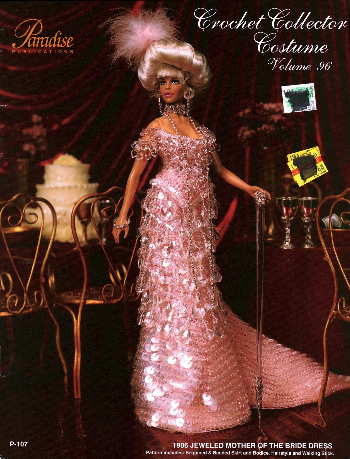 1906 Jeweled Mother of the Bride Dress | Paradise Publications Vol 96 P-107