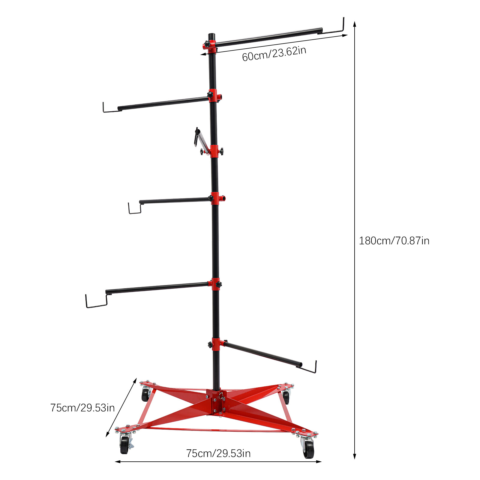 Auto Body Door Fender Center Post Hang Paint Stand Adjustable Panel Tree Holder