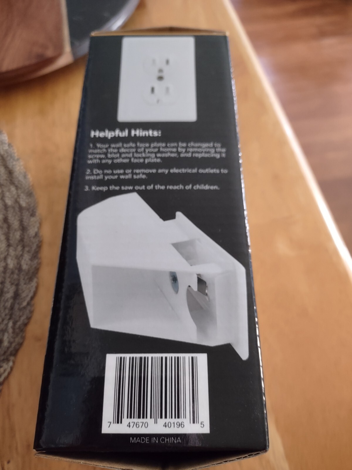 Hidden Wall Safe Secret Stash Electrical Plug Diversion Safe
