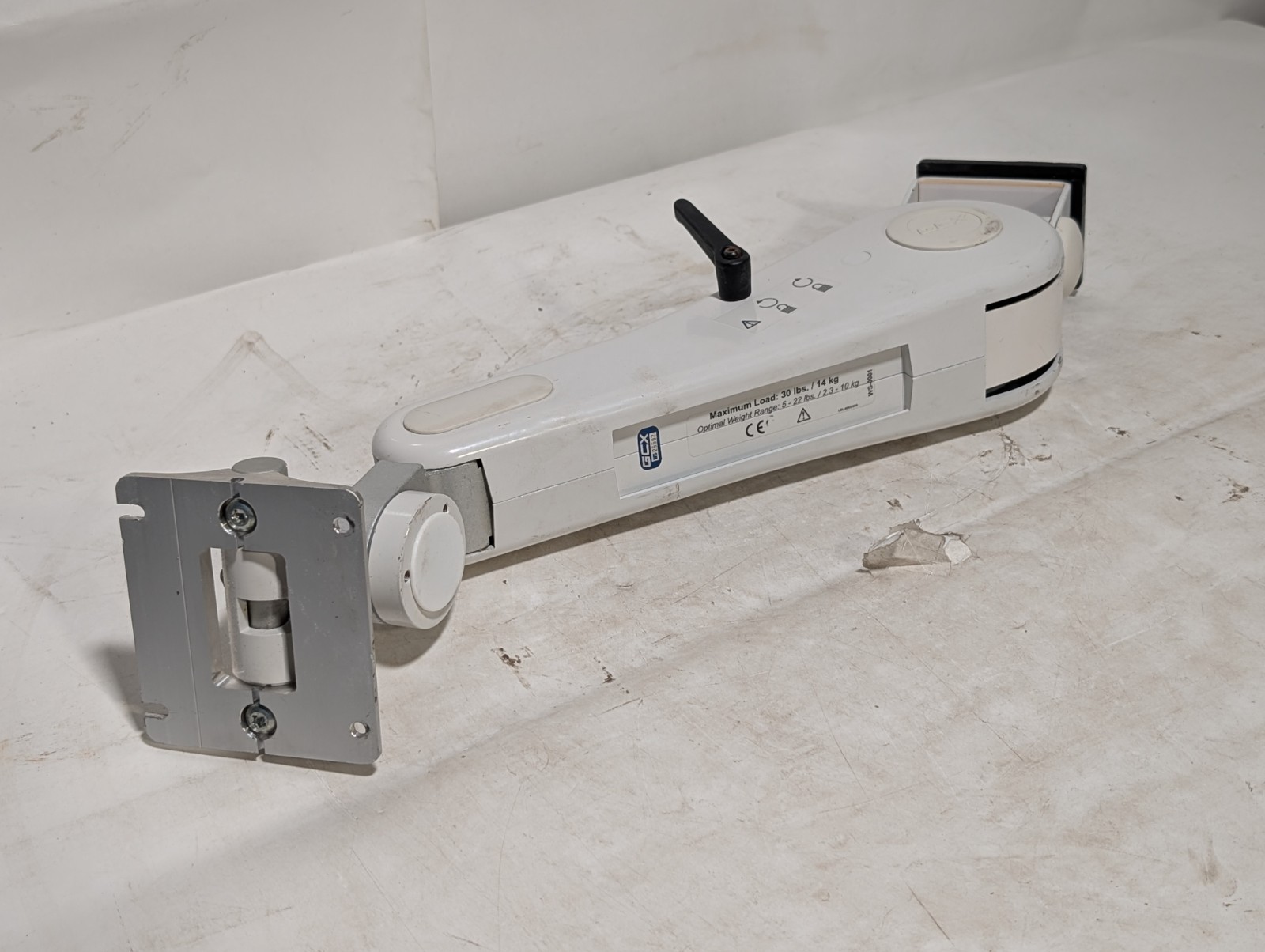 GCX LBL-0003-50A Monitor  Mounting Arm w/ Plate, Max Load 30Lb, Model: WS-0001