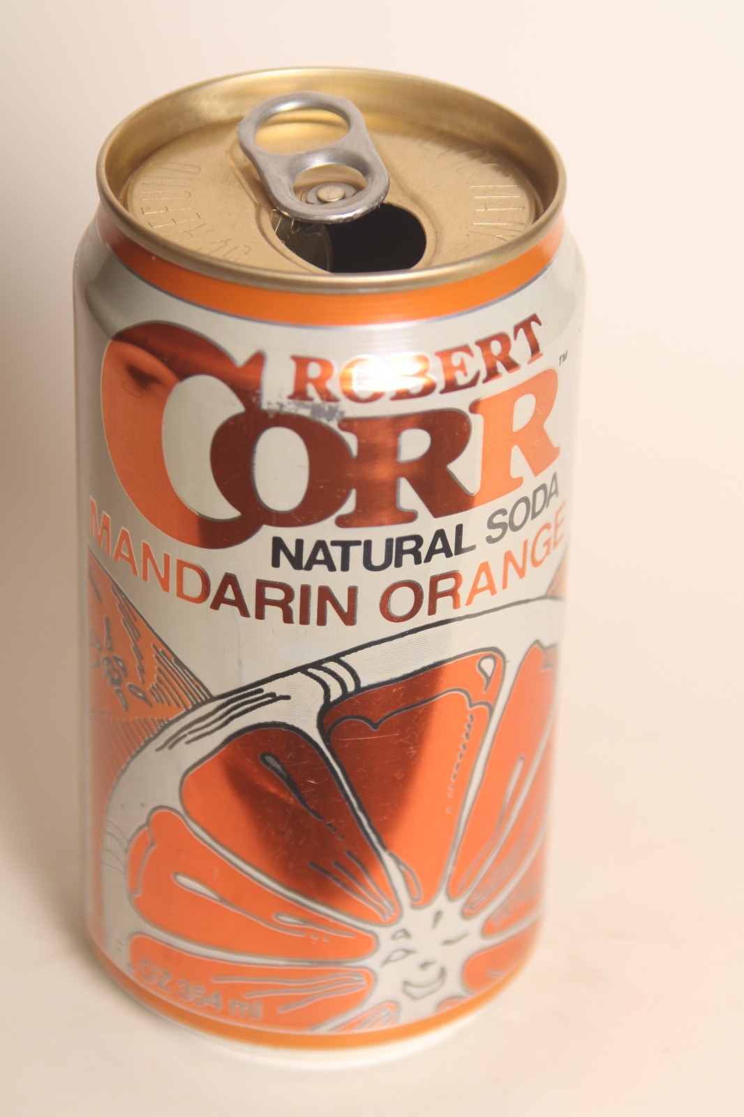 Robert Corr Orange soda can