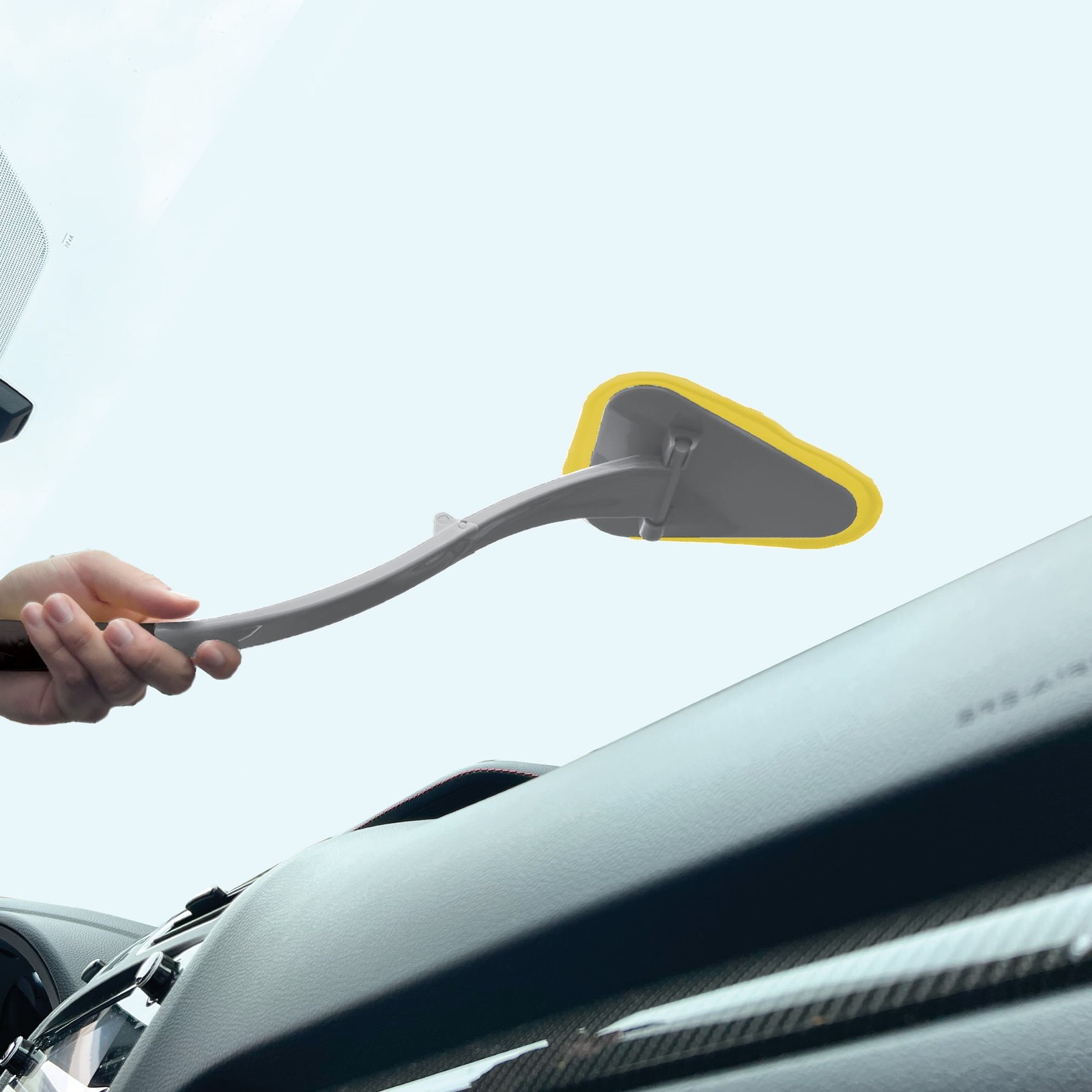 Auto Drive 19 Inch Foldable Microfiber Windshield Cleaner