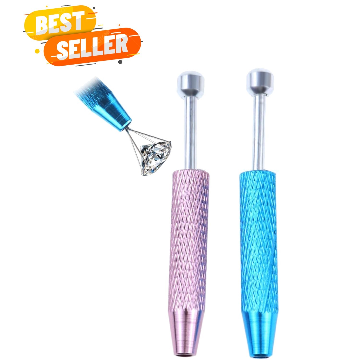 Durable 2-Piece Mini Grabber Set - Effortless Pickup for Gems and Small Parts