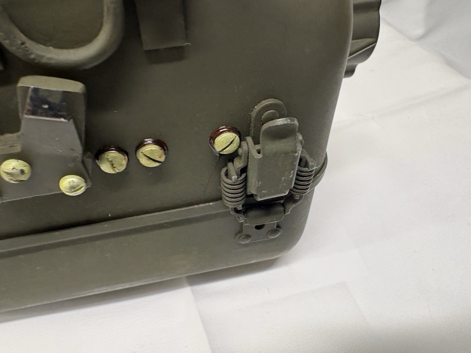 Vintage U.S. military hand generator GN-58-A-GY, made by Telefunken Germany