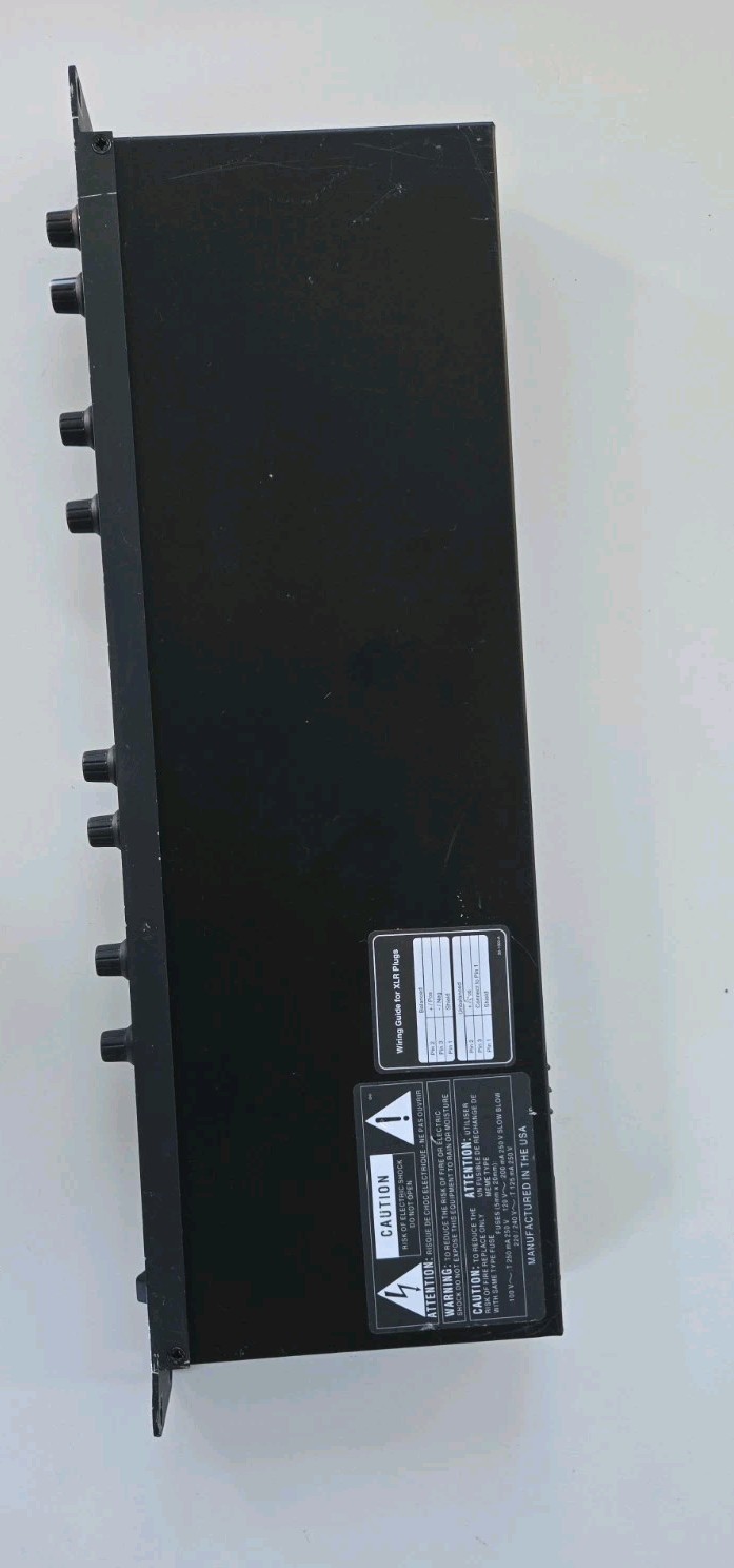 JBL M552 Stereo/Mono Electronic Crossover 2‑Channel Rackmount Pro Audio Processo