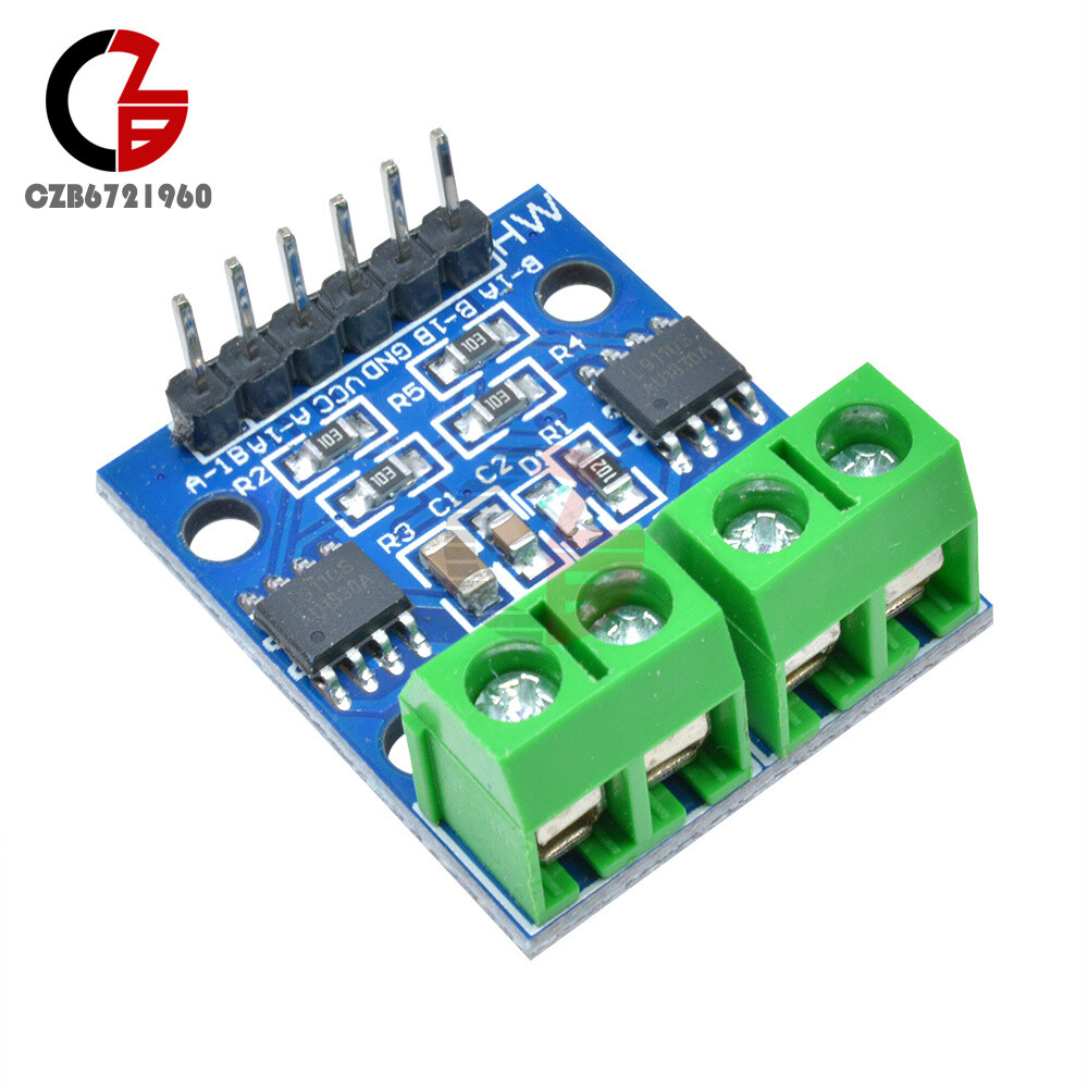 10Pcs H-bridge Stepper Motor Dual DC Motor Driver Controller Board L9110S