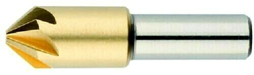 5/8" Cobalt Countersink 6 Flute Chatterless 82 Degrees TIN Coated Morse 25690