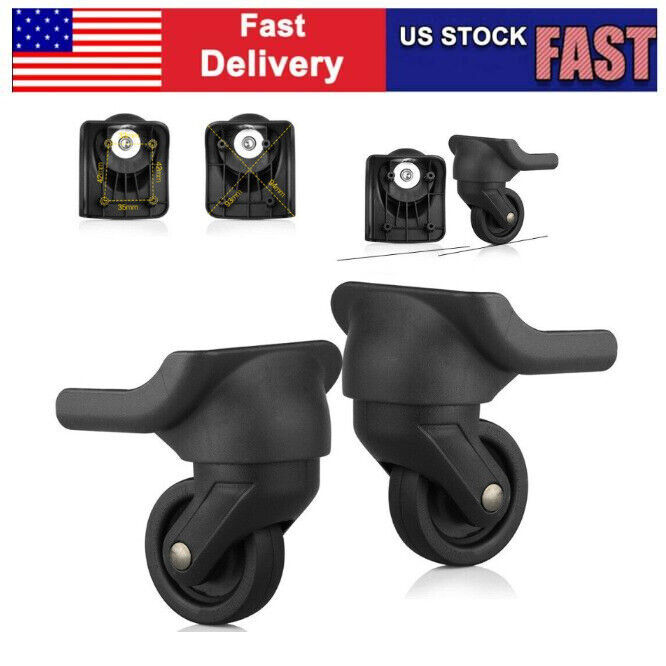 360 Spinner Luggage Wheel Replacement Baggage Suitcase Mute Swivel Casters