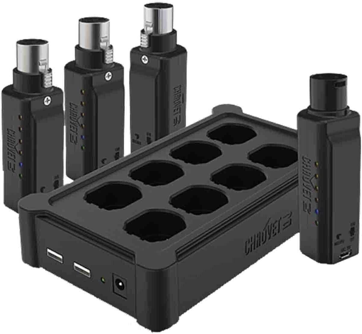 CHAUVET DJ D-Fi XLR Pack Wireless Portable DMX Kit with Charger FREE SHIPPING