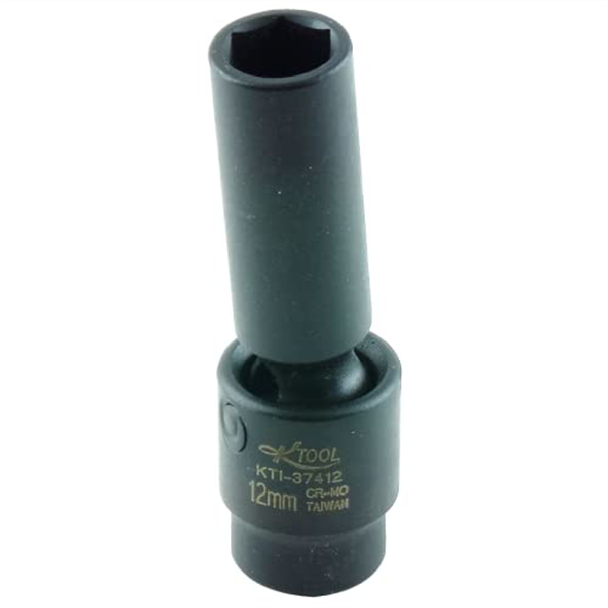 K Tool International Socket Impact Flex 12mm 3/8 in. Dr Deep