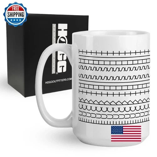 Hogg Hidden Message Coffee Mug, Fuck This Shit Mug, 15 oz Ceramic Funny Cup, Fuc