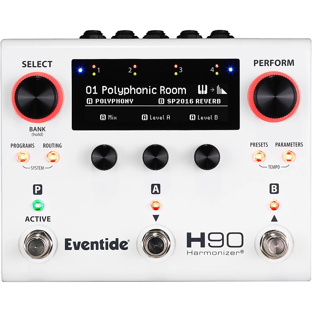 Eventide H90 Harmonizer Guitar MultiEffects Pedal White