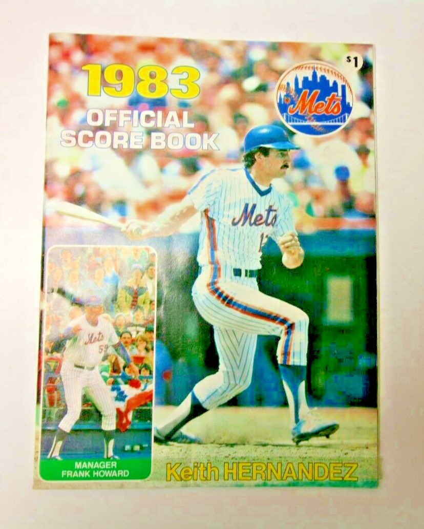 1983 NEW YORK METS MLB PROGRAM VS SAN FRANCISCO GIANTS GOOD CONDITION BASEBALL