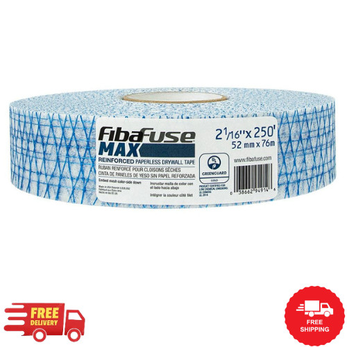 Fibafuse MAX 2-1/16 In. X 250 Ft. Reinforced Paperless Drywall Joint Tape