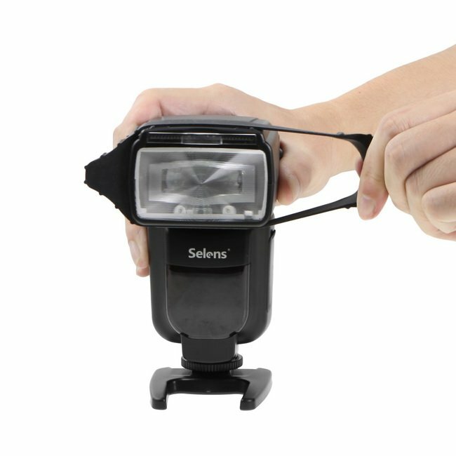 Selens 4in1 Magnetic Speedlite Flash Modifier Sphere Diffuser Filter Gel New