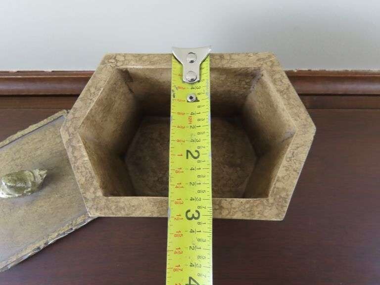 Composite Lidded Trinket Box