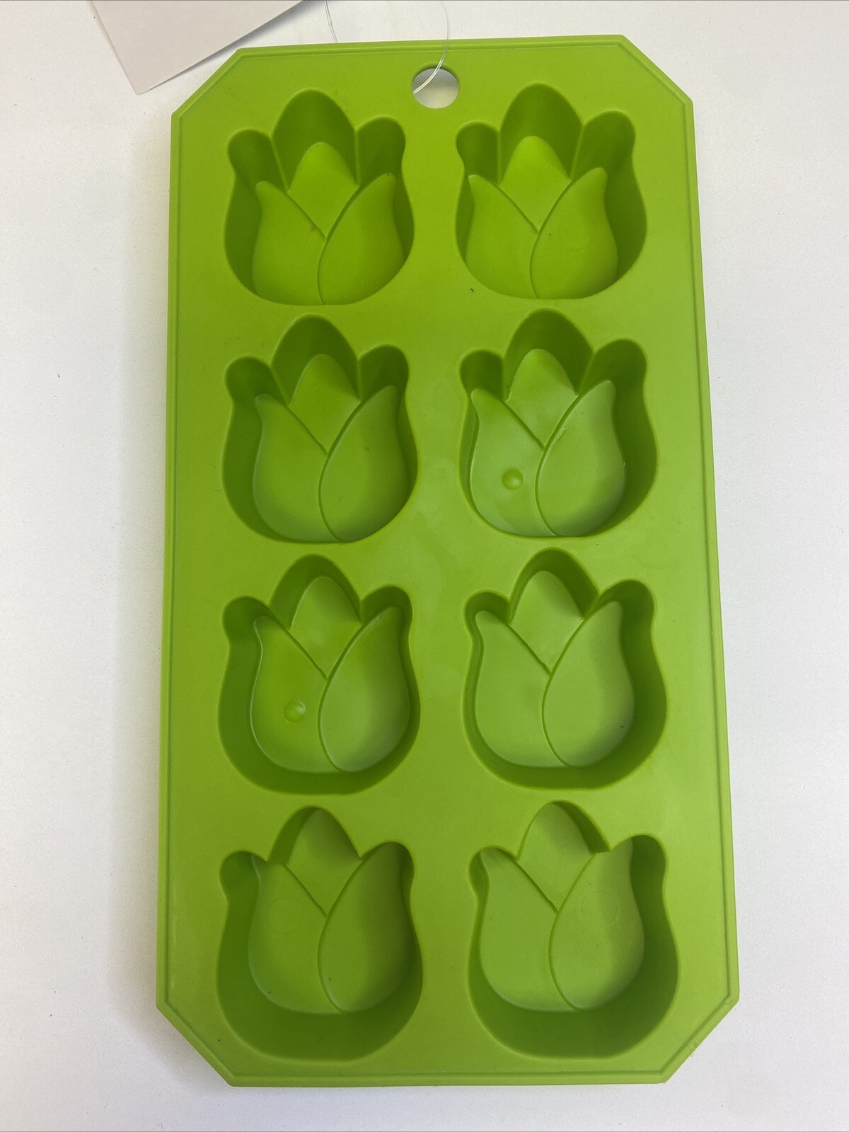 Green Tulip Shape Ice Cube Mold