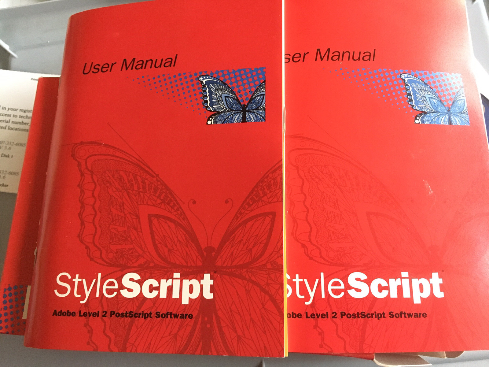 Stylescript style script software Mac OS Adobe Postscript Inkjet Vintage CDs