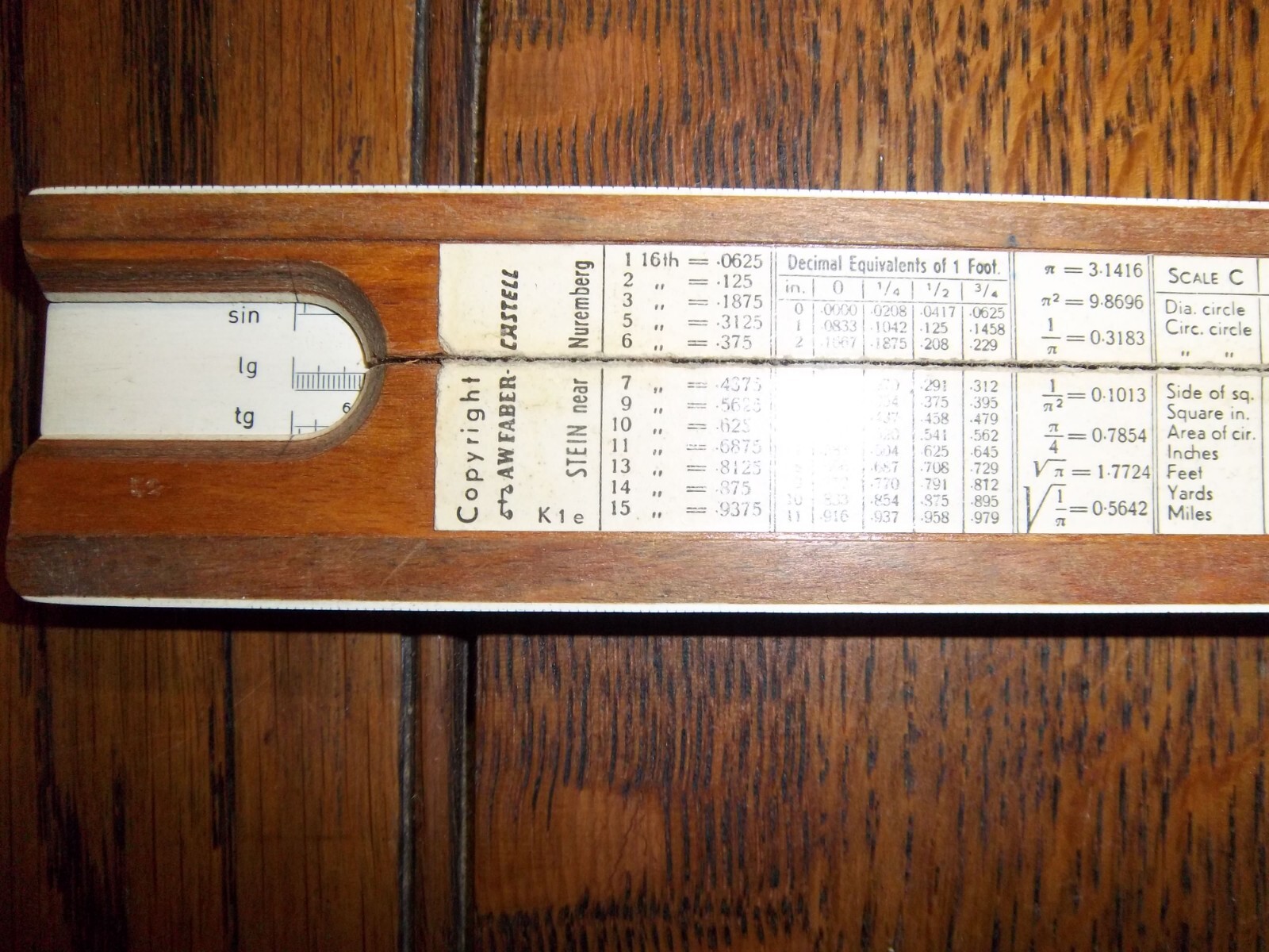 Vintage Slide Rule