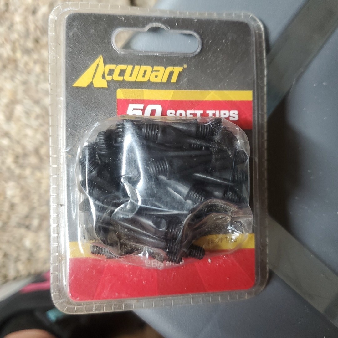ACCUDART 50 Pack Soft Tip Darts Size 2BA Indoor Sporting Game New
