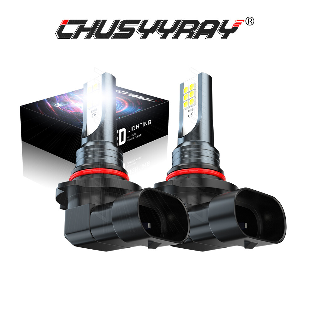 6000K White 9005 100W LED Daytime Running Light DRL Bulbs For Honda Accord Civic
